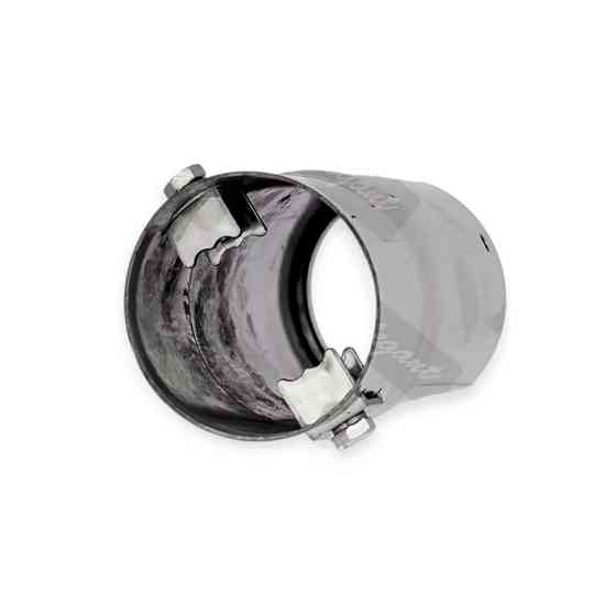 Насадка на глушник хром d 60мм, l 145мм, зовнішні 63мм (0405) Мукачево