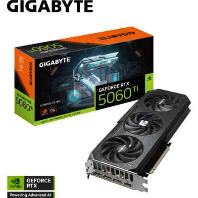 Видеокарта GIGABYTE GeForce RTX5060Ti 8Gb GAMING OC (GV-N506TGAMING OC-8GD) Винница