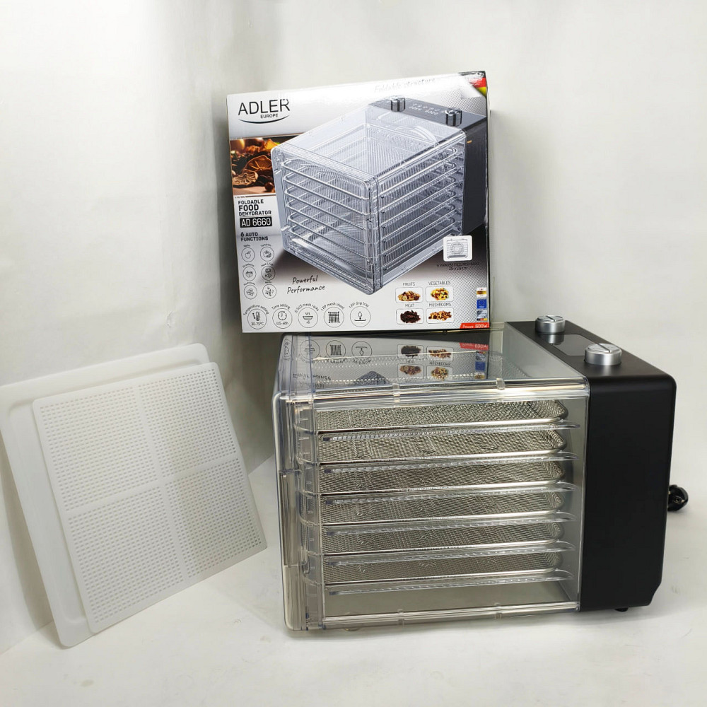 Сушарка для овочів та фруктів Adler AD 6660 600Вт харчовий дегідратор ZT-80 Львів - фото 14