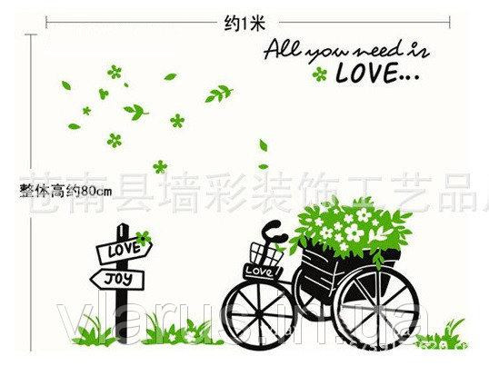 Вінілова наклейка на стіну Прованс Київ - фото 6