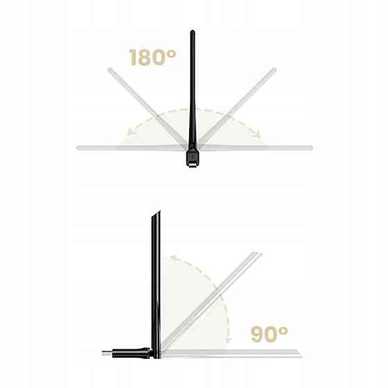 Wi-Fi адаптер переходник UGREEN CM496 AC650 High-Gain Dual Band Wireless USB Adapter(UGR-90339) UGR-90339 Одесса