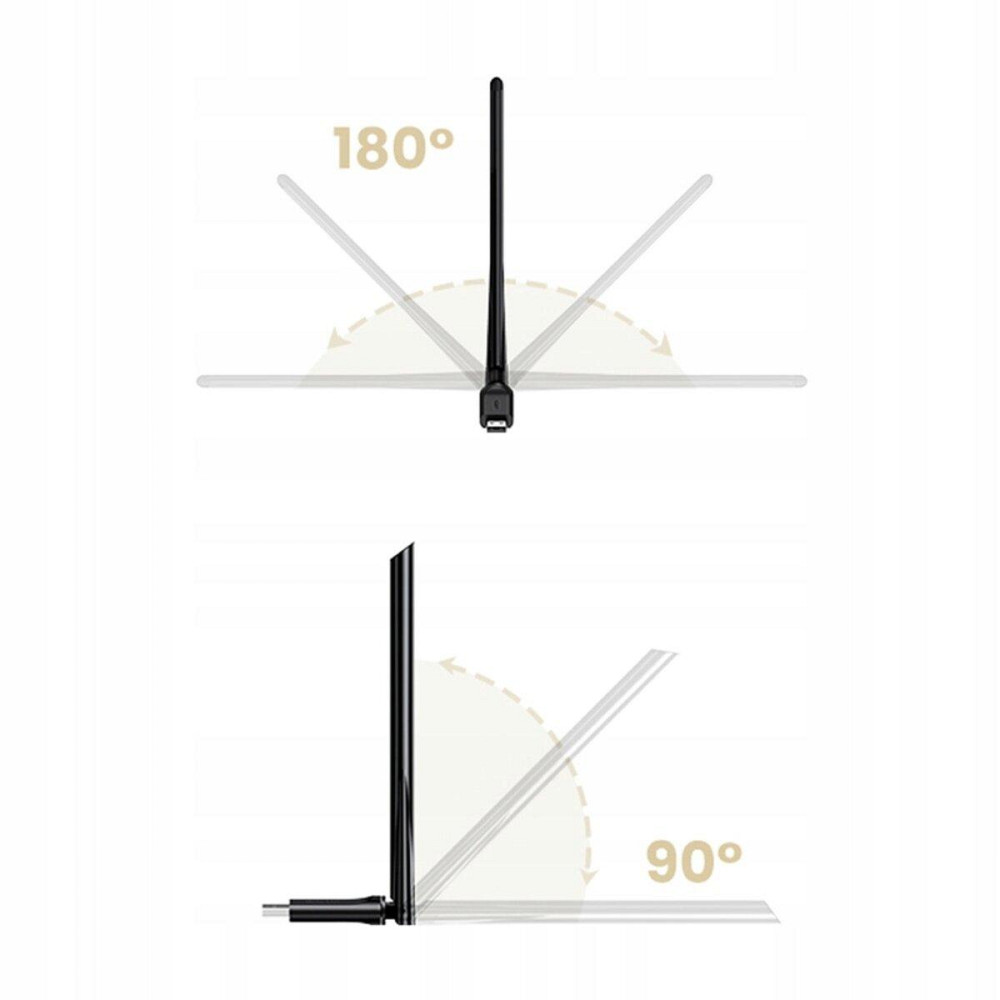 Wi-Fi адаптер переходник UGREEN CM496 AC650 High-Gain Dual Band Wireless USB Adapter(UGR-90339) UGR-90339 Одесса - изображение 3