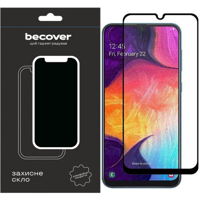 Скло захисне BeCover Tecno Pop 7 (BF6) Black (709264) Вінниця - фото 1