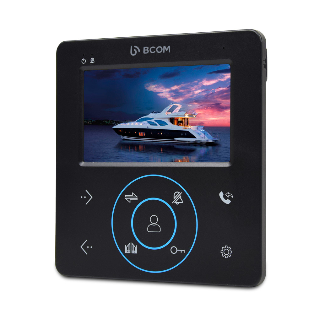 Відеодомофон 4" BCOM BD-480 Black Київ - фото 2