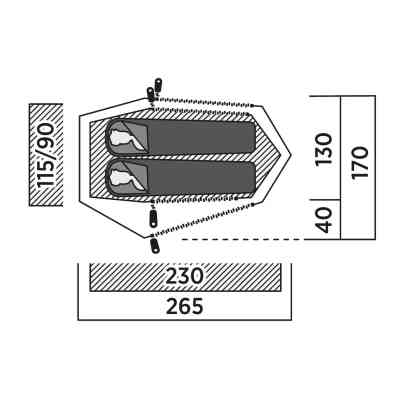Намет Easy Camp Sarek 2 (120468) (931540) Вінниця