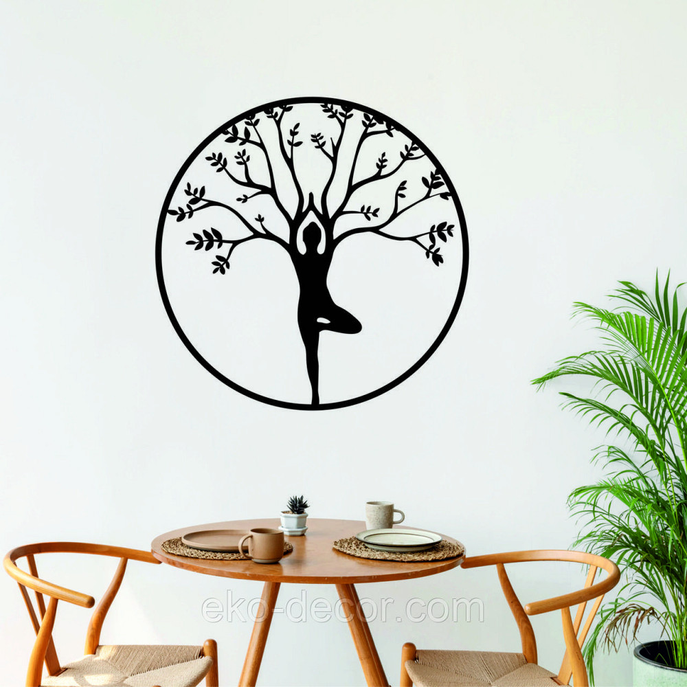 Декоративне настінне 3D Панно «ЙОГА» Декор на стіну з об'ємом Київ - фото 2