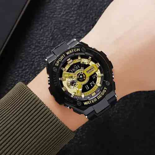 Тактичний військовий годинник для ЗСУ SKMEI 2101BKGD, Чоловічий KB-336 тактичний годинник Київ