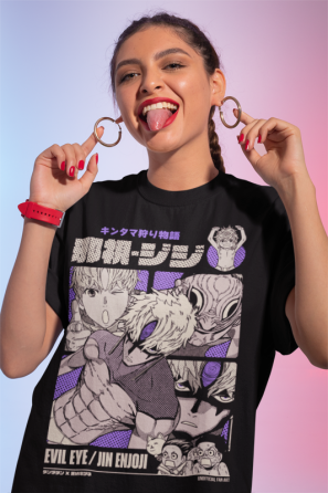 Футболка для мальчика аниме Евил Ейе Дандадан Евил оверсайз (рост от 165 до 180 ) Черний AnimeJ0229m Днепр