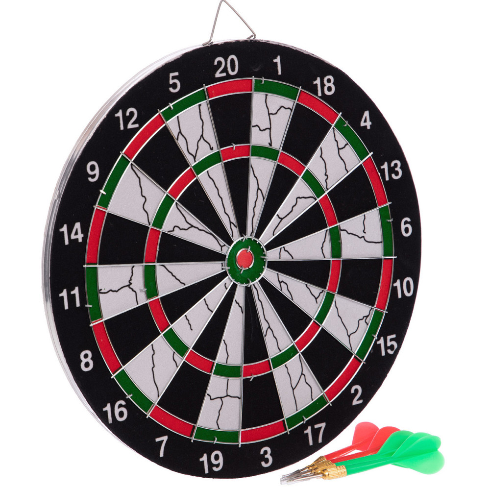 Мішень для гри в дартс Baili Flocked 12115 30 см Вишневе - фото 1