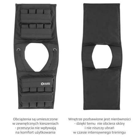 Ваговий жилет KTO16 16 KG HMS PREMIUM - 16 кг/чорний Київ - фото 3