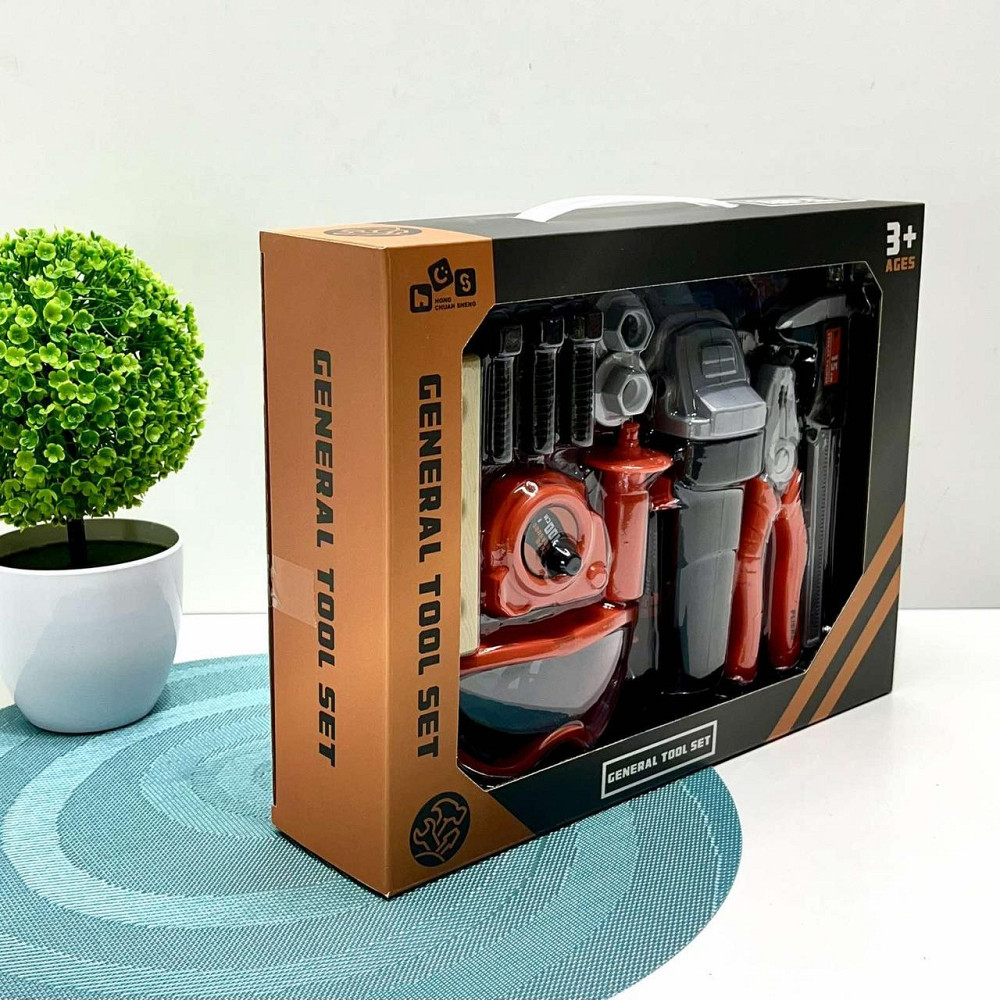 Набір інструментів 11 предметів Чорно-жовтогарячий (778-15) Чернігів - фото 2