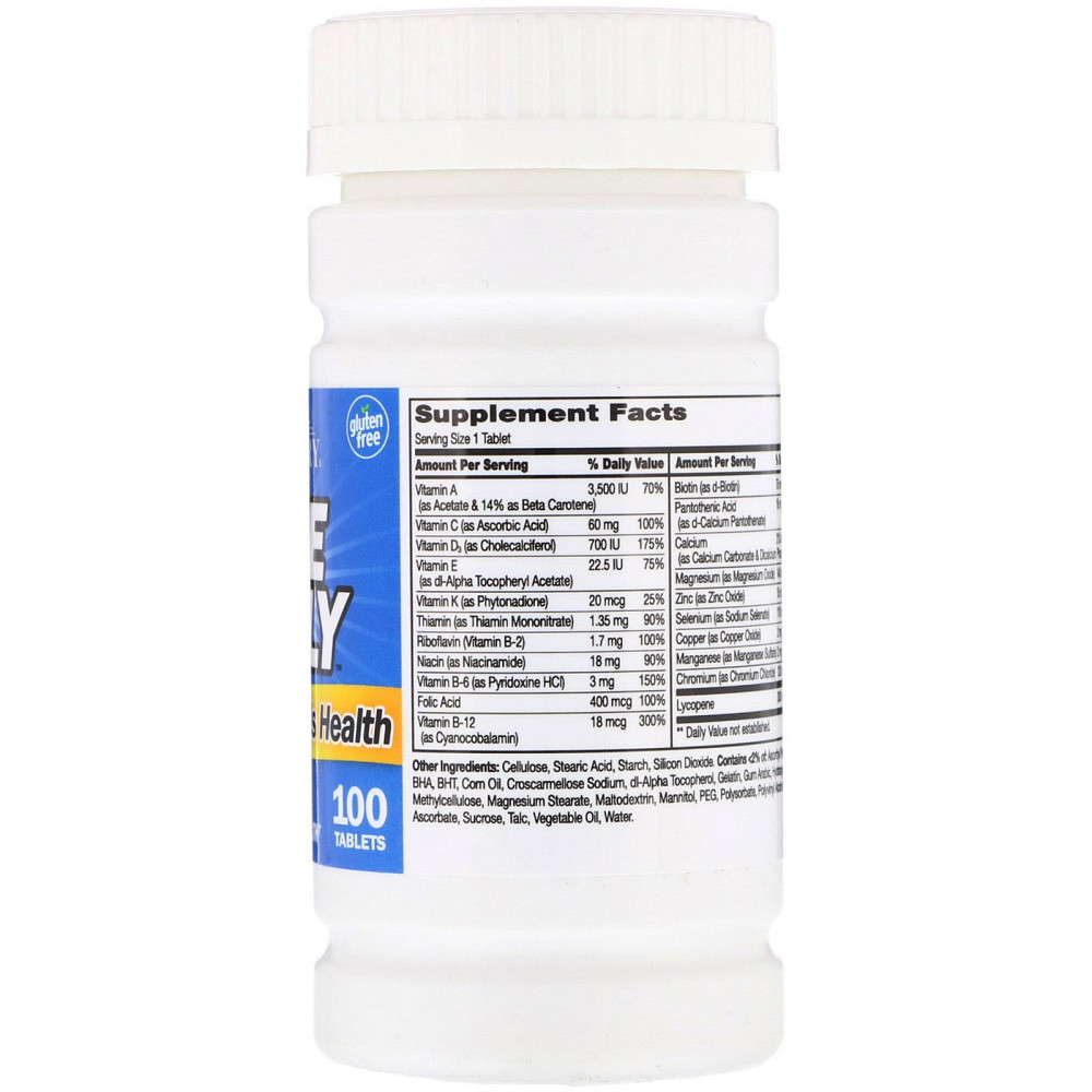 Вітамінно-мінеральний комплекс для чоловіків 21st Century One Daily Men's Health 100 tabs Луцьк - фото 2