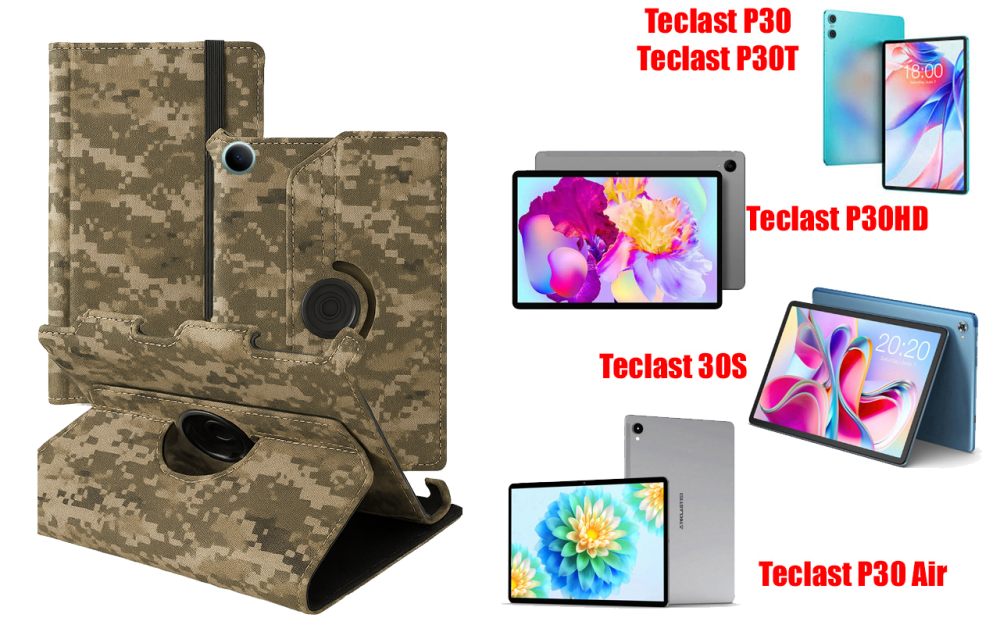 Чехол Spinner360 для планшета Teclast P30, P30HD, P30S, P30T, P30 Air, цвет Xaki Киев - изображение 1