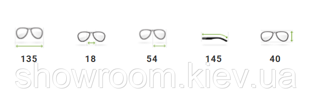 Солнцезащитные женские очки Balenciaga (03260) черные Киев - изображение 5