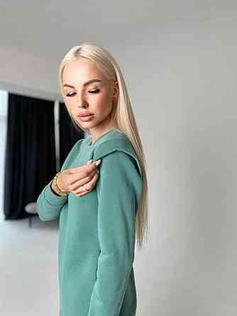 Тепла жіноча сукня спортивна "Cassie" оптом | Норма і батал | Розпродаж моделі Київ