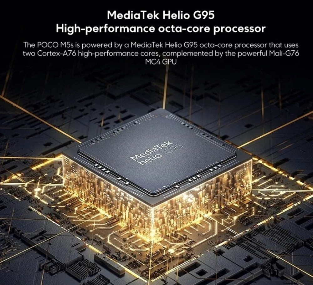 Смартфон Xiaomi Poco M5S 8/256Gb. Blue NFC Amoled 5000mAh. 33W Київ - фото 2