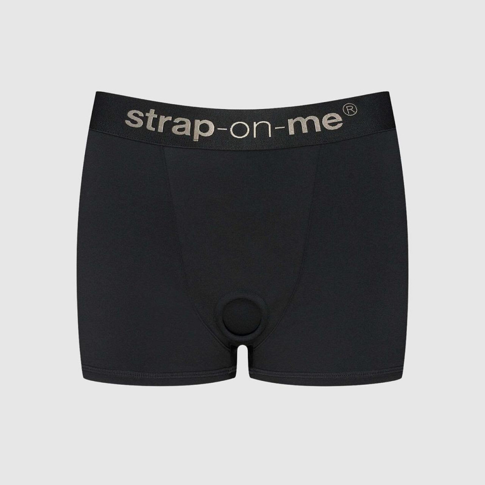 Шорти з фіксацією ділдо Strap-On-Me Harness Lingerie Allure - M - Black Sex Aura Київ - фото 1