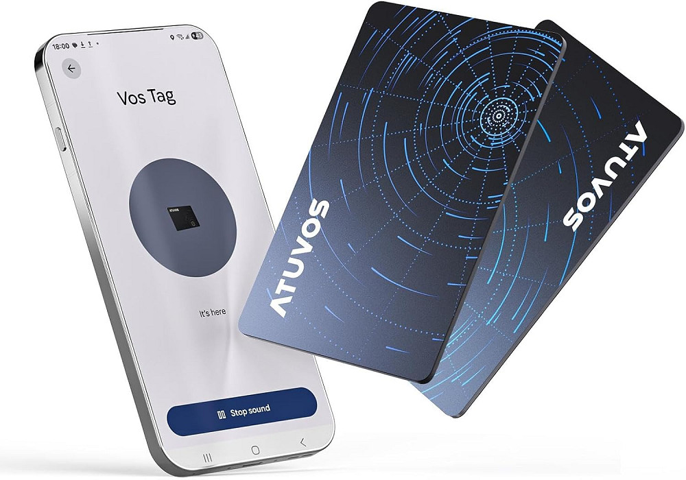 Трекер для пошуку гаманця, документів та предметів ATUVOS Card Tag iOS Луцк - изображение 1
