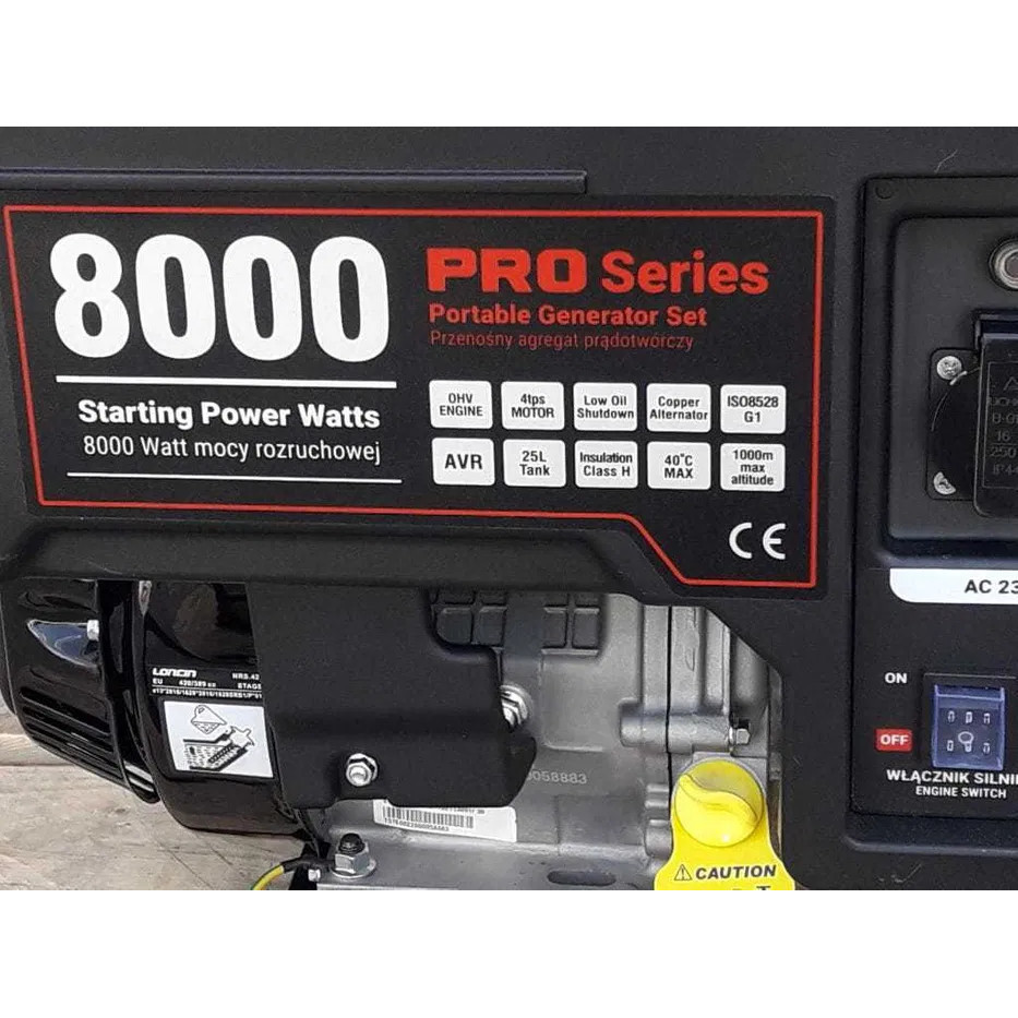 Генератор бензиновий PEZAL PGG8000X 6,5кВт Коломыя - изображение 4