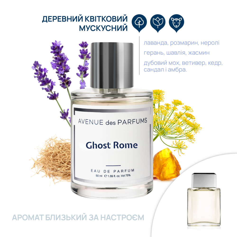 Парфюмерная вода Ghost Rome Avenue des Parfums 50 мл Киев - изображение 2