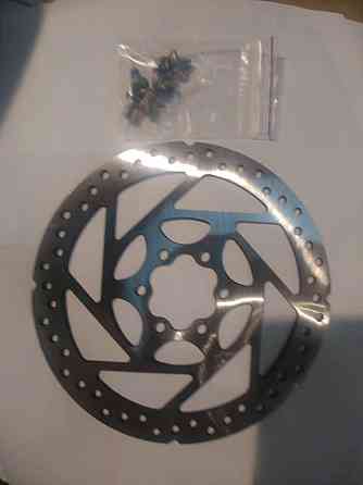 Диск тормозной   велосипедный   (L-027, Ø16 см, на 6 болтов) Мукачево