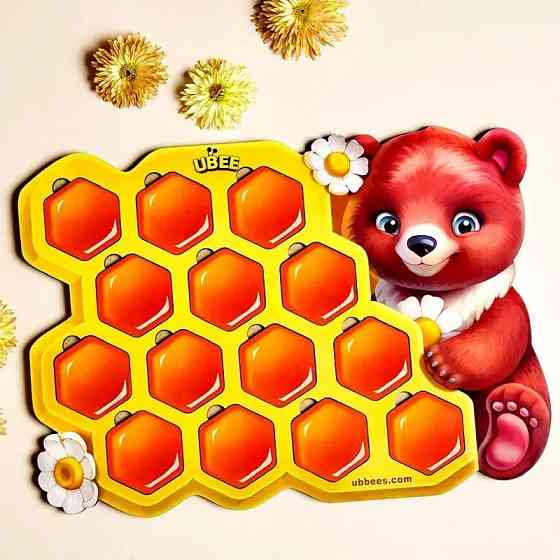 Дитячий пазл сортер "Меморі стільники" (ПСД277) PSD277 Вінниця