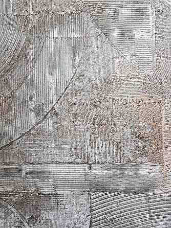 Обои виниловые на флизелине  Sintra Edelina геометрия абстракция фигуры структурные 3д серые серебристые Киев