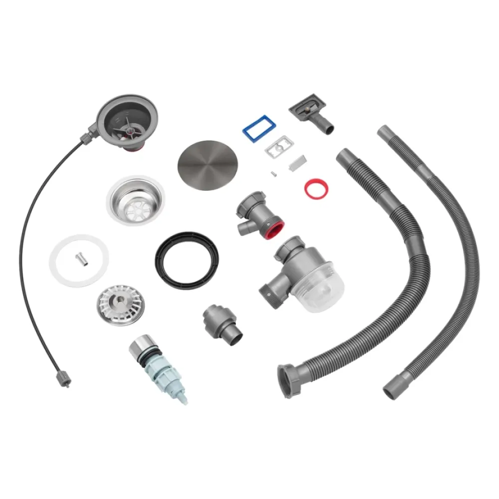 Кухонная мойка Kroner KRP Schwarze - SET7546ARTHM PVD (3.0/0.8 мм) в комплекте со смесителем, черная Киев - изображение 10