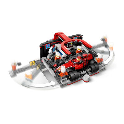 Конструктор LEGO City Піт-стоп і піт-екіпаж F1 з болідом Ferrari (60443) Вінниця - фото 9