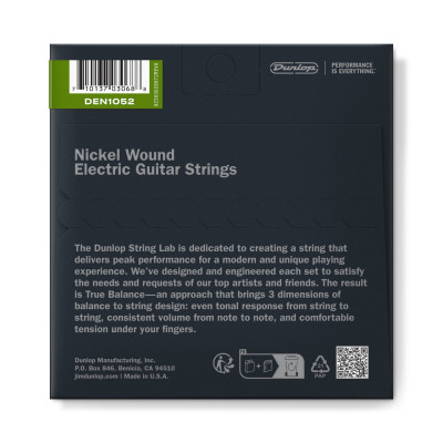 Струны для гитары Jim Dunlop Nickel Wound Electric Guitar Strings (10-52) (DEN1052) Винница - изображение 2
