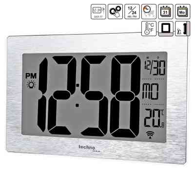 Настенные часы Technoline WS8019 Silver (DAS301306) Винница