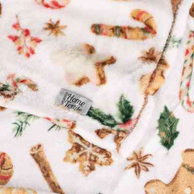 Плед Ardesto Flannel 100% полиэстер, имбирные пряники 160х200 см (ART0118PB) Вінниця