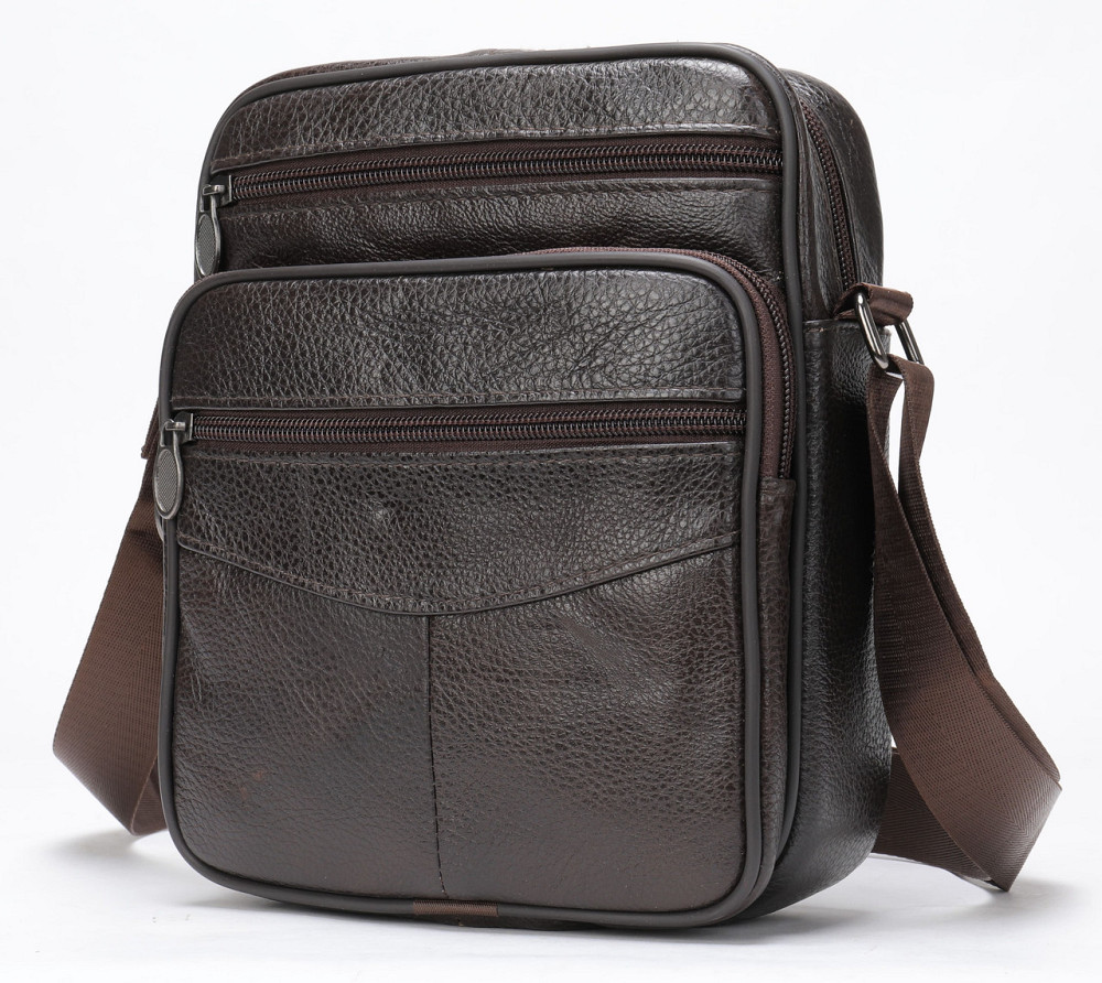 Мессенджер мужской кожаный Коричневый (Vintage) Киев - изображение 11
