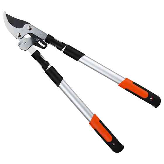 Гілкоріз плоский телескопічний храповий алюмінієві ручки 700-874 мм FLORA (5022374) Київ