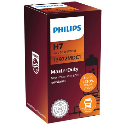 Автолампа Philips 13972MDC1 H7 24V 70W MasterDuty (2454) Вінниця - фото 3