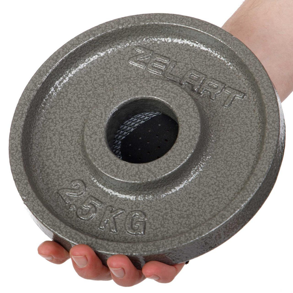 Диск сталевий 2.5 кг d-52 мм Zelart-7792-2_5 Київ - фото 8