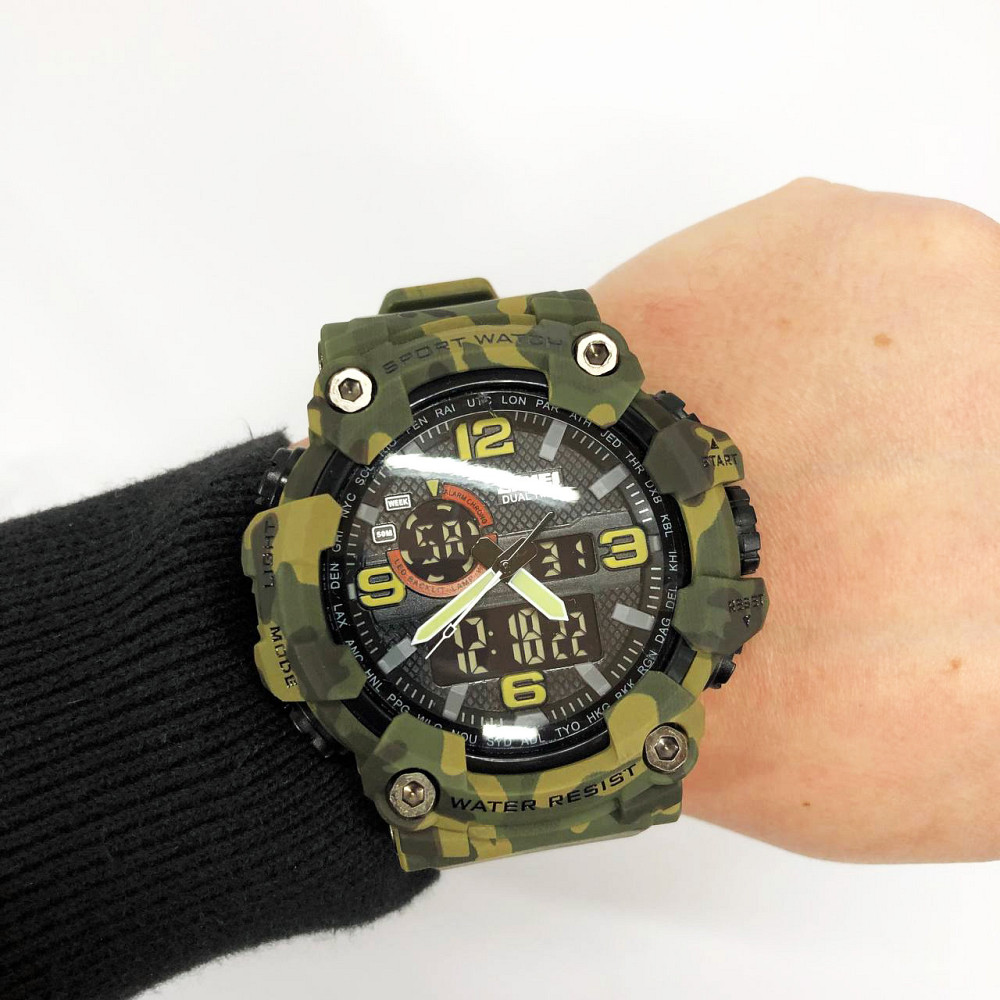 Протиударний годинник SKMEI, Годинник армійський оригінал Спеціальний для армії QN-96 Львів - фото 13