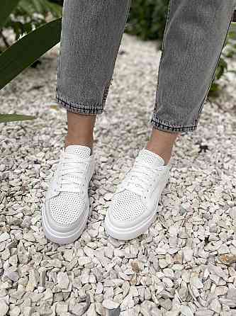 G.S.V. Кеди жіночі G.S.V. L8 білі (весна-осінь, шкіра натуральна) (4475) Коломыя