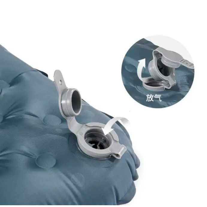 Матрац надувний надлегкий Naturehike CNH22DZ018 з мішком для надування прямокутний 183 см (Зелений) Вінниця - фото 4