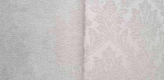 Обои винил на флизелине Grandeco Time метровые под венецианскую штукатурку структурные серо бежевые с серебром Киев