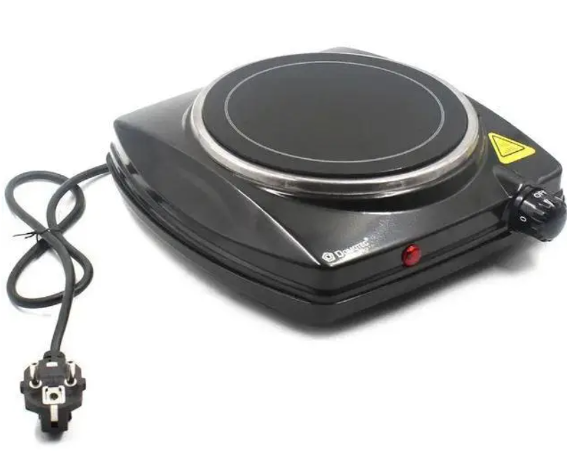 Плита інфрачервона Domotec MS-5851 1 конфорка, швидке нагрівання, для використання вдома CERAMIC Чорний 6813 Одеса - фото 2