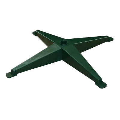 Подставка для елки Chomik 51х51 см, пластик, хрестоподібна, зелена (5902634921636) Вінниця - фото 1