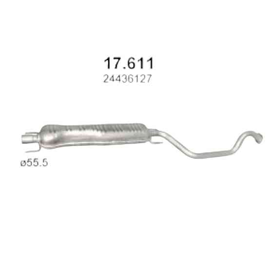 Резонатор Zafira A 2.0D Опель Мукачево