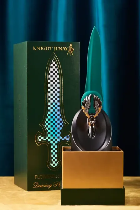 Вишуканий вібратор Knight Jenay FLOWERS & SWORD, маска, стрічка та лубрикант у комплекті Львів - фото 6