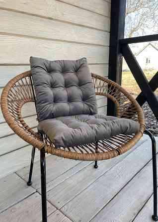 Подушка для стільців (40x40х5 см) Decorator Velour колір серый 84-103 Київ