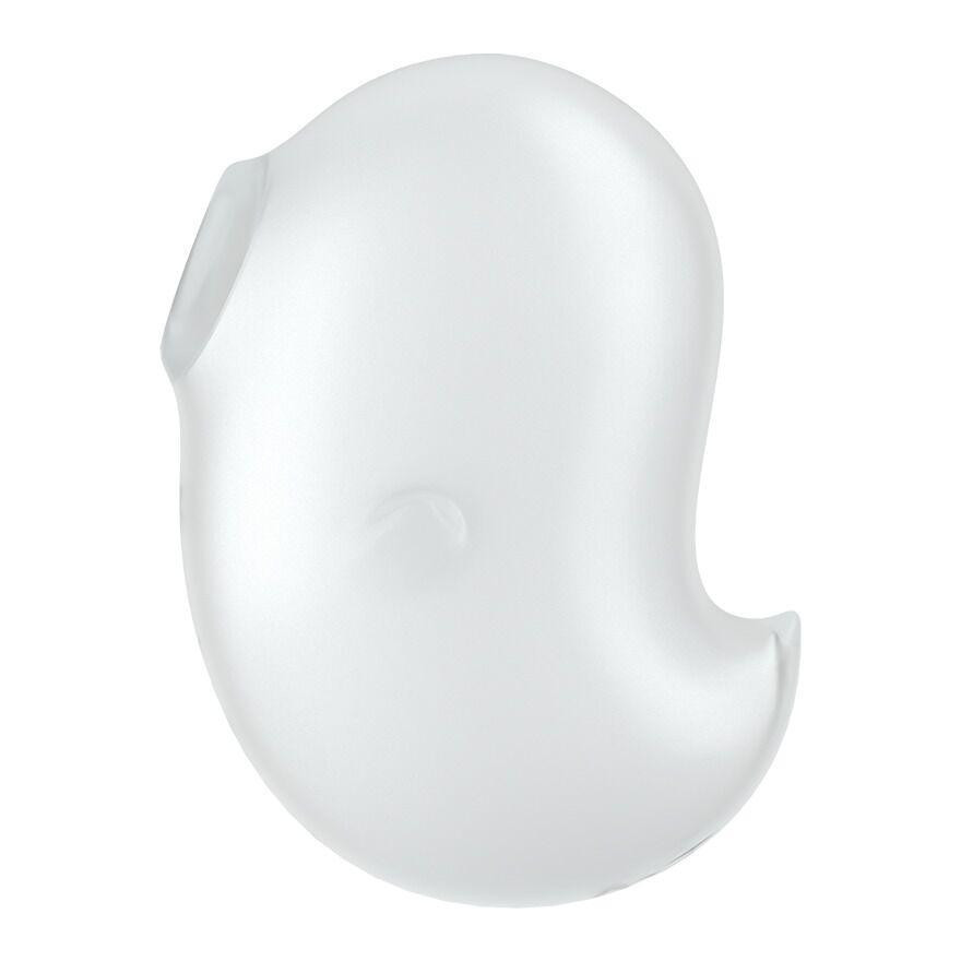 Вакуумный клиторальный стимулятор с вибрацией Satisfyer Cutie Ghost White Sex Aura Киев - изображение 2