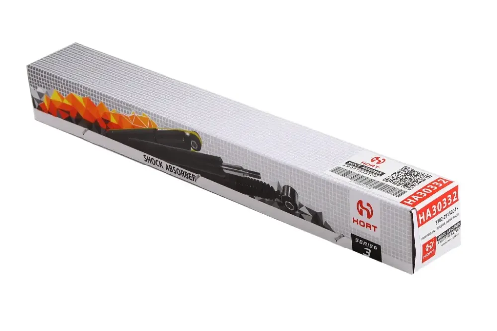 Амортизатор ГАЗ-3322 перед./зад. Hort без втулок Вінниця - фото 2