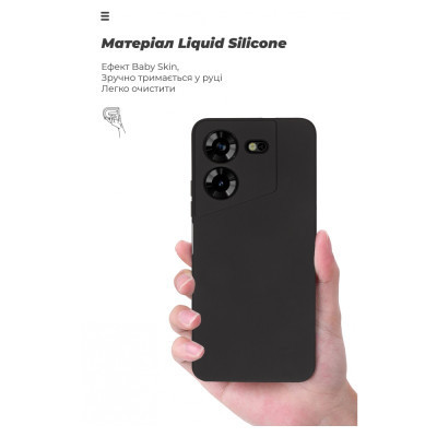 Чехол для мобильного телефона Armorstandart ICON Case Tecno Pova 5 4G Camera cover Black (ARM68920) Винница - изображение 7