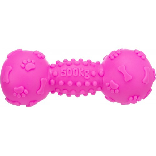 Іграшка Trixie для собак Гантель з пискавкою та лапками вініл 19 см Київ - фото 1