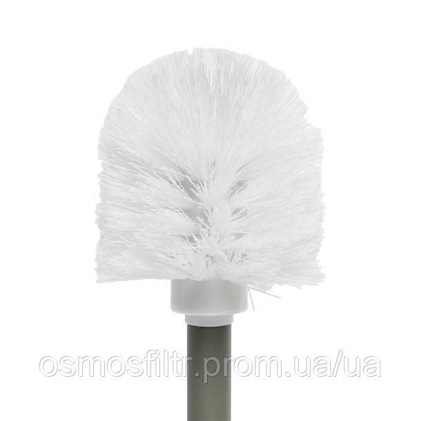 Гарнітур для WC Axentia Samos м'ятний полігума щітка нерж  Ø 9,5 см Н 37,5 см (136191) Київ - фото 3